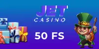 Джет казино 50 фриспинов